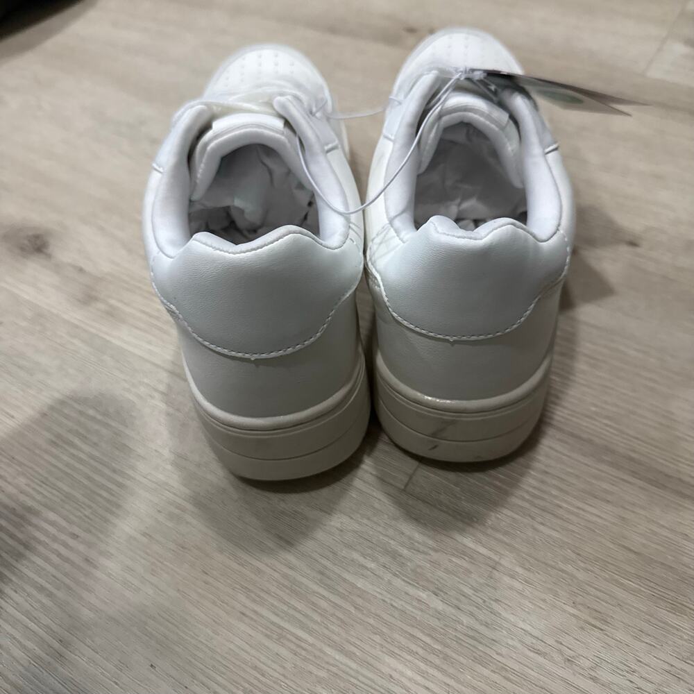 NWT Wild Fable Target Lola Lace Up Platform Sneakers White Memory Foam Size 10 - Picture 7 of 8